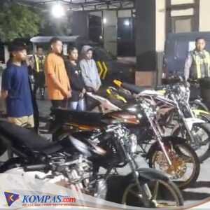 Maksimalkan Patroli Malam Minggu, Polres Kediri Jaring Belasan R2 Tidak Sesuai Spektek