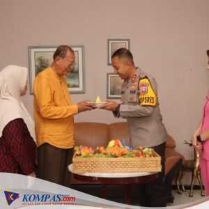 Polres Kediri Kota Gelar Anjangsana Purna Polri , Peringati Hari Bhayangkara ke-78