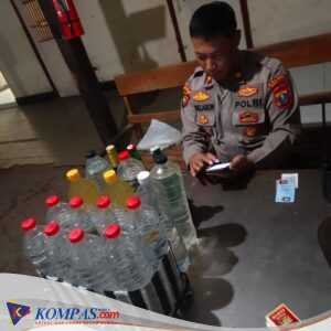 Polsek Mojoroto Gelar Razia Minuman Keras, Ini Temuan Petugas