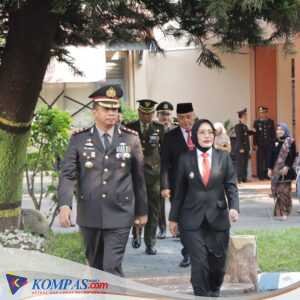 Upacara Hari Bhayangkara ke-78 Tahun 2024 Polres Kediri Sukses Digelar