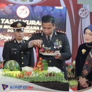 Tasyakuran Hari Bhayangkara ke-78, Polres Kediri Gelar Bansos dan Santunan Anak Yatim