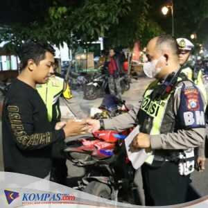 Patroli Skala Besar TNI – Polri Jaga Sitkamtibmas di Kota Mojokerto