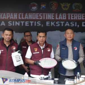 Polri Berhasil Bongkar Pabrik Narkoba di Malang Berkedok Kantor EO