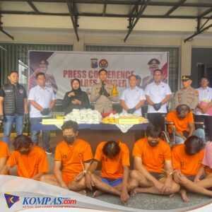 Polres Jember Berhasil Ungkap Pengiriman Ratusan Ribu Butir Okerbaya, 8 Tersangka Diamankan