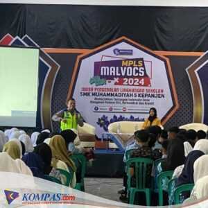 Operasi Patuh Semeru 2024, Polisi Sosialisasi ‘Safety Riding’ di SMK Muhammadiyah 5 Kepanjen