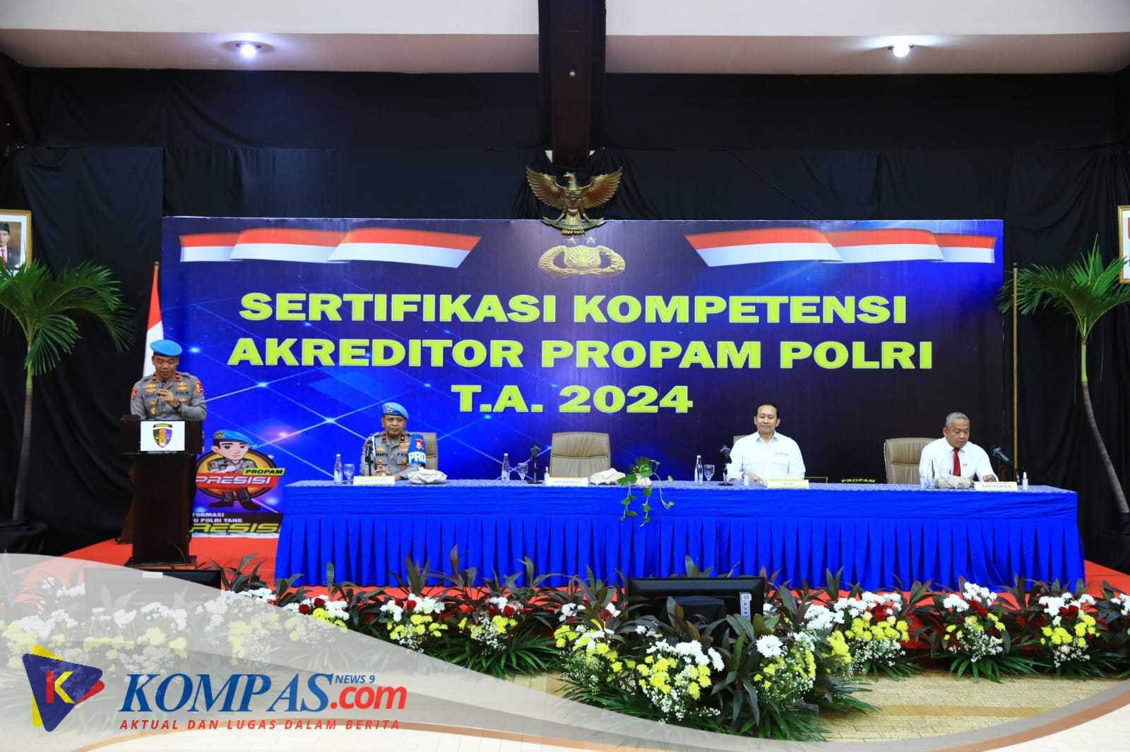 Tingkatkan Pelayanan Publik, DivPropam Polri Gelar Sertifikasi Kompetensi Bintara Akreditor