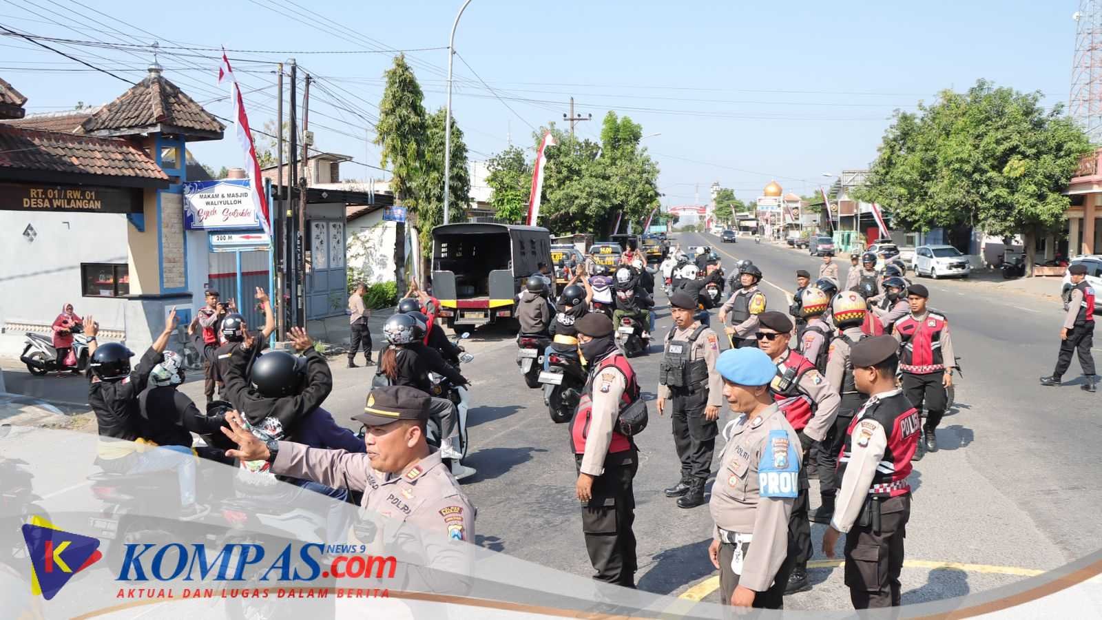 Pengamanan Suran Agung Polres Nganjuk Gelar Penyekatan Jalur Perbatasan