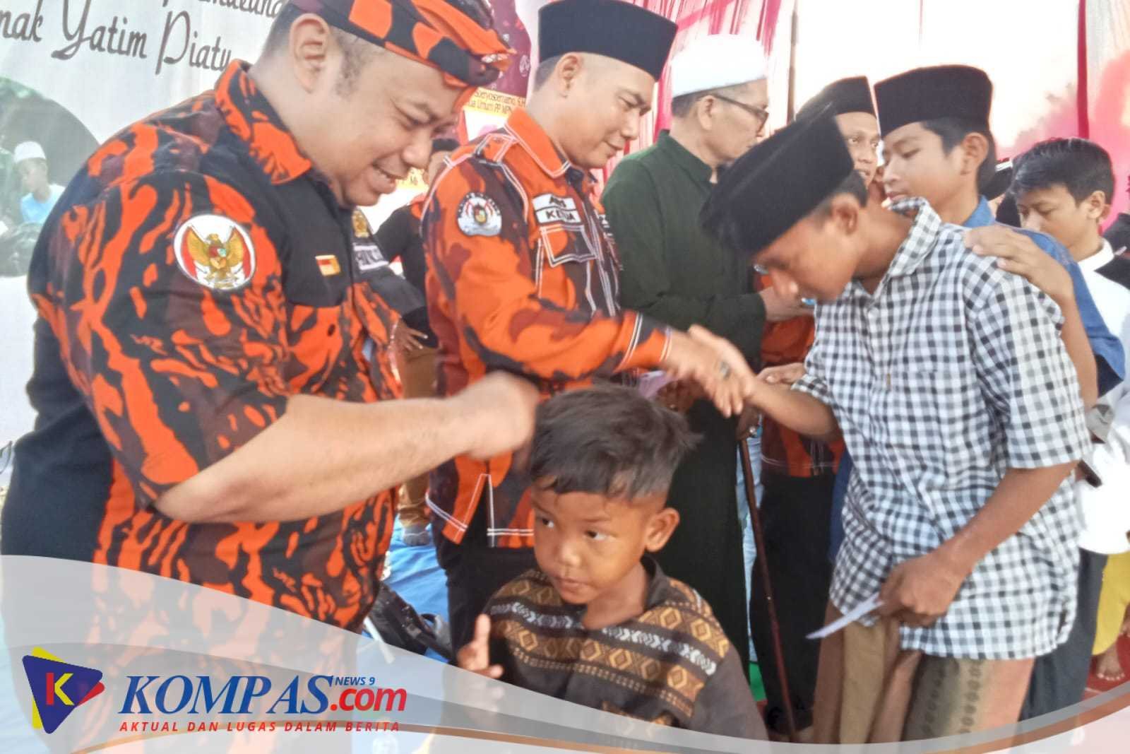 Ratusan Anak Yatim Piatu Dapat Santunan Dari Pemuda Pancasila Kabupaten Pemalang.