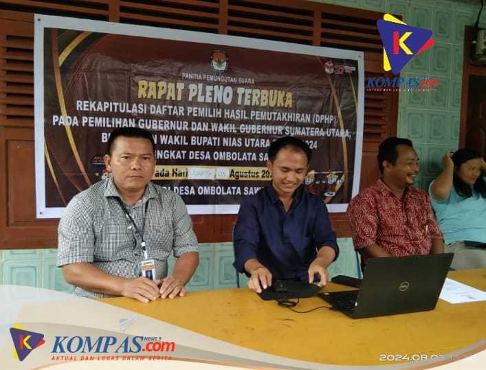 Rapat Pleno Rekapitulasi Daftar Pemilih Hasil Pemutakhiran Desa Ombolata Sawo