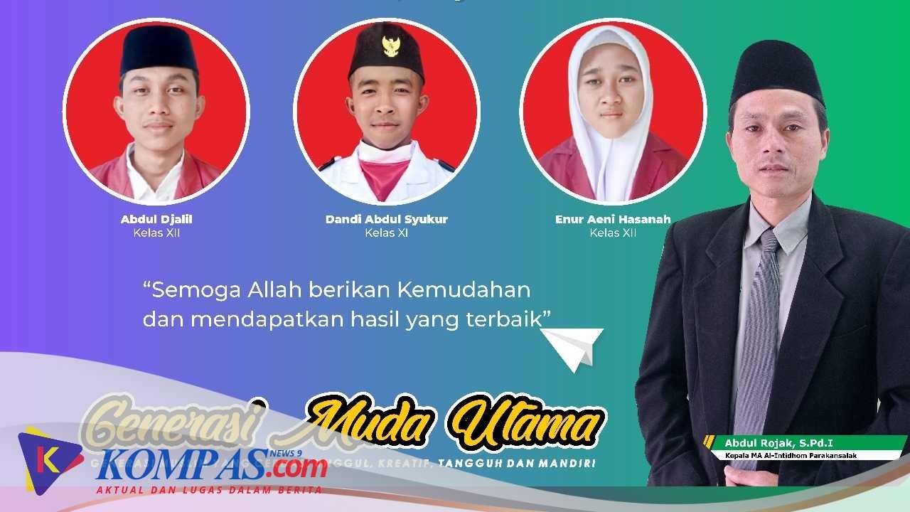 Tiga Siswa/i Terbaik MA Al – INTIDOM, Ikut Serta Olimpiade Bahasa Arab (OBA-7) Tingkat Kabupaten Sukabumi.