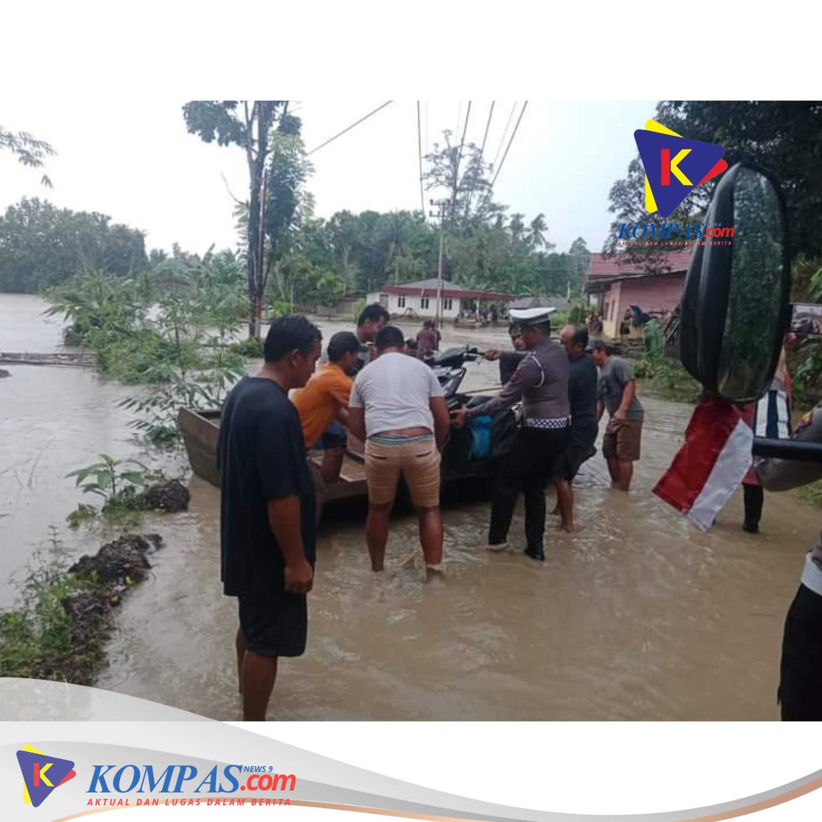 Banjir Di Beberapa Titik Wilayah Nias Utara Aktivitas Masyarakat Terganggu