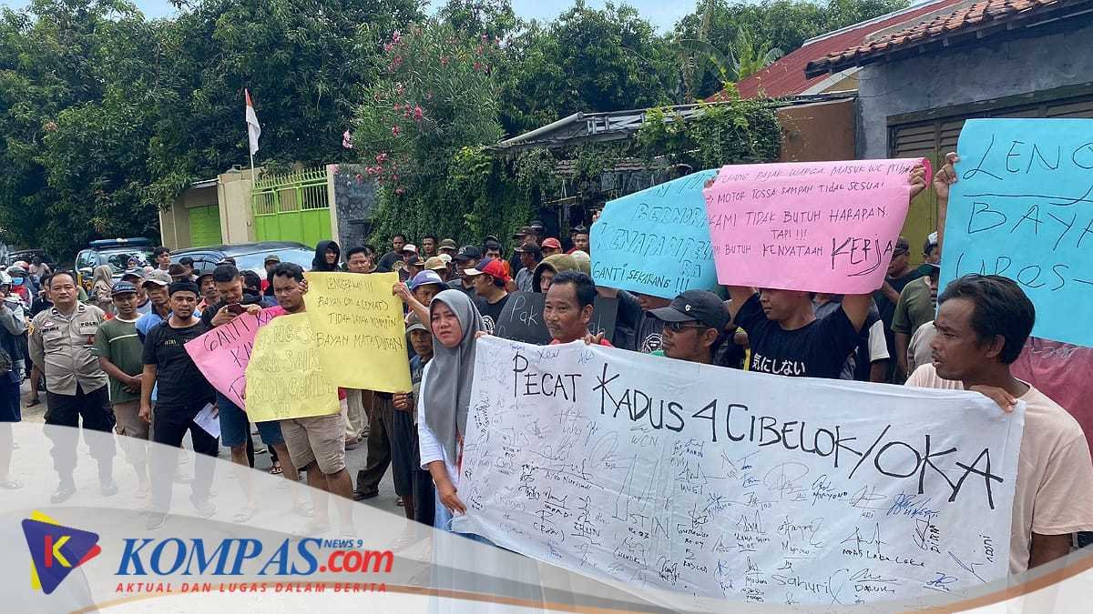 Gadaikan Kendaraan Bermotor Milik Desa Oknum Kadus Di Pemalang Didemo Ratusan Warga