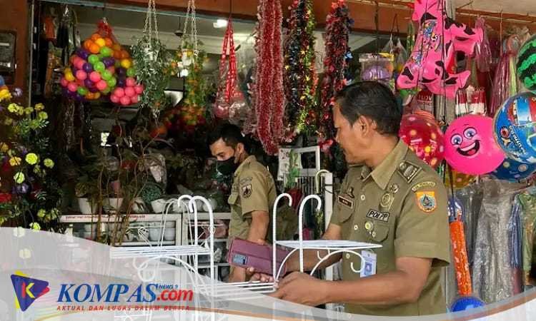Lapak Pedagang Menganggu Pejalan Kaki, Satpol PP Pemalang Ambil Tindakan