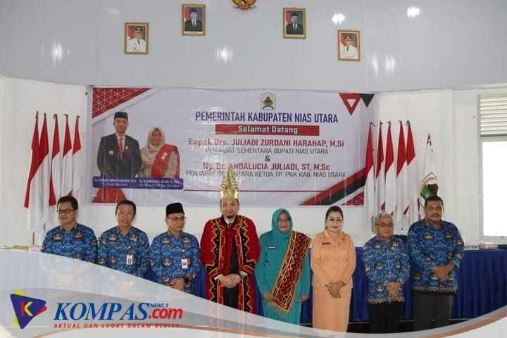 Bupati Nias Utara Melaksanakan Pertemuan Awal Bersama Perangkat Daerah
