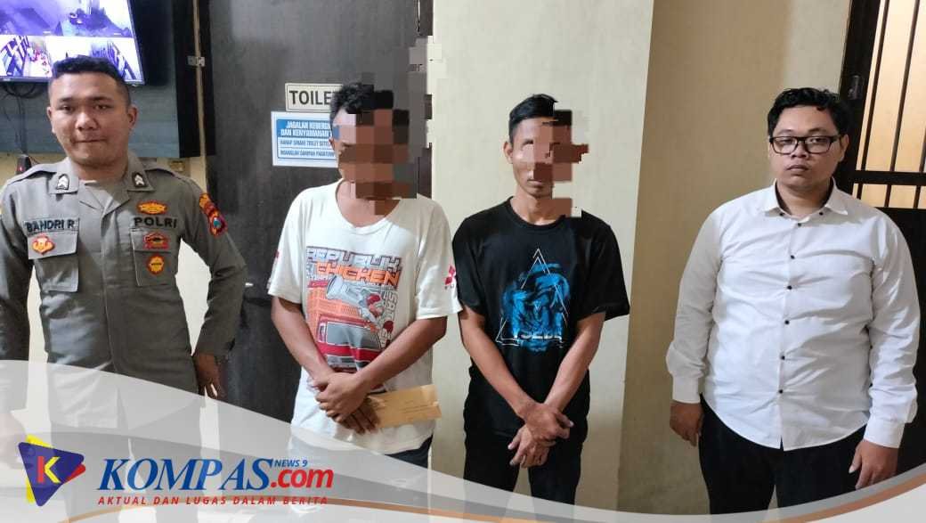 Polres Nganjuk Amankan Dua Tersangka Pengedar Sabu
