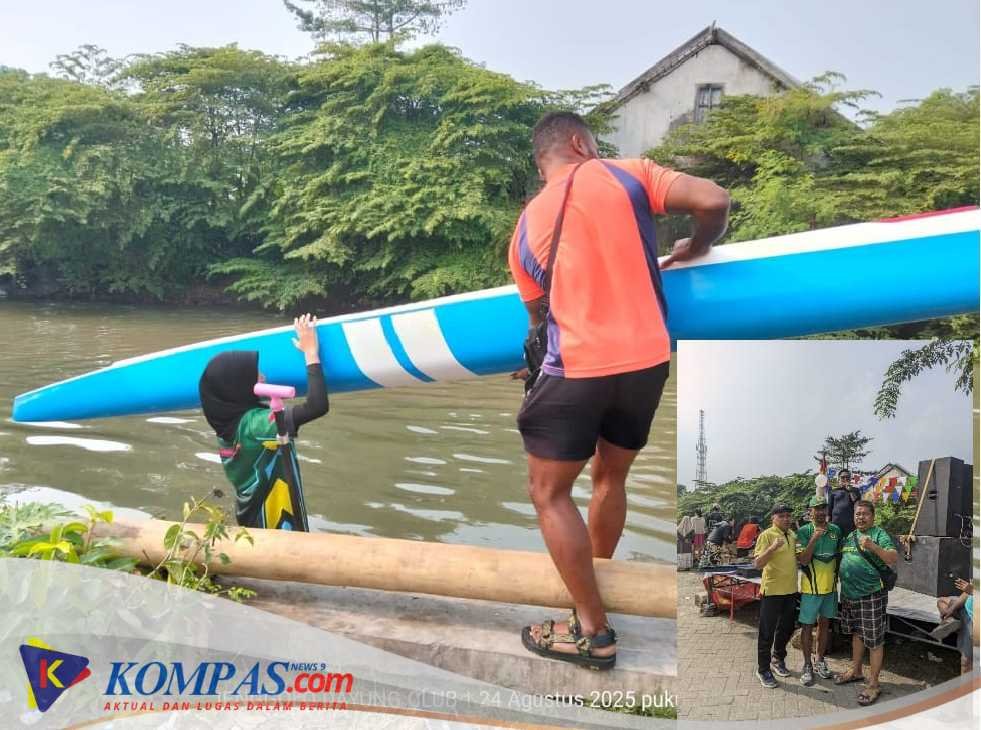 Ekshibisi Lomba Dayung di Sidowaras Desa Kraton Krian Untuk Memeriahkan HUT RI Ke-80 2025 “UNTUK MENCARI BIBIT-BIBIT UNGGUL DAYUNG”