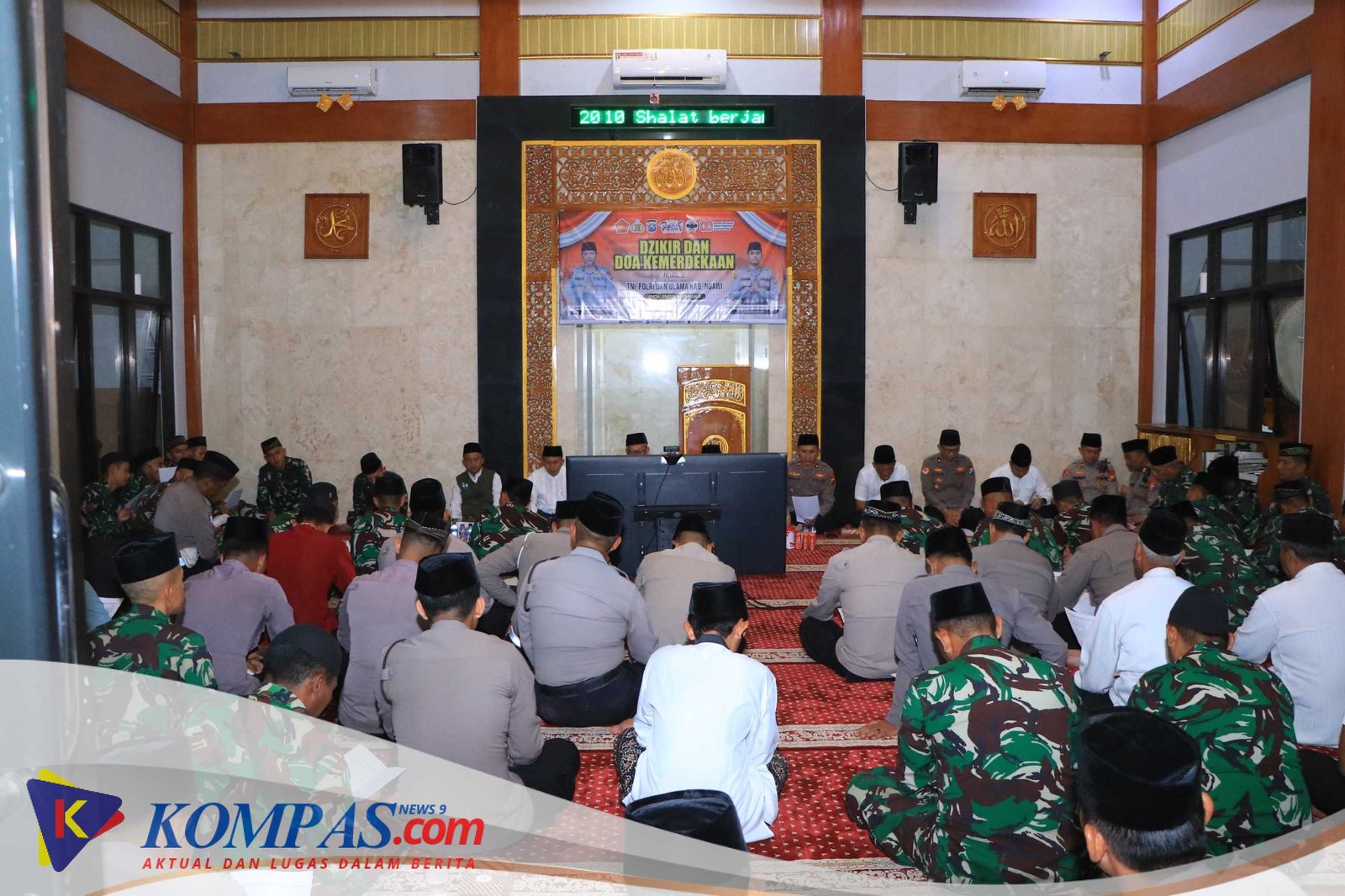 Sambut HUT Kemerdekaan RI ke-80 Polres Ngawi Gelar Dzikir dan Doa Bersama
