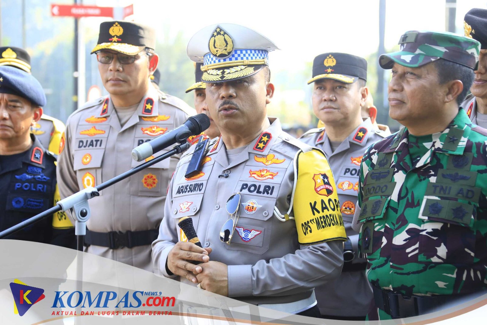 Kakorlantas Pimpin Apel Gelar Pasukan Operasi Merdeka Jaya Jelang Peringatan HUT ke-80 RI