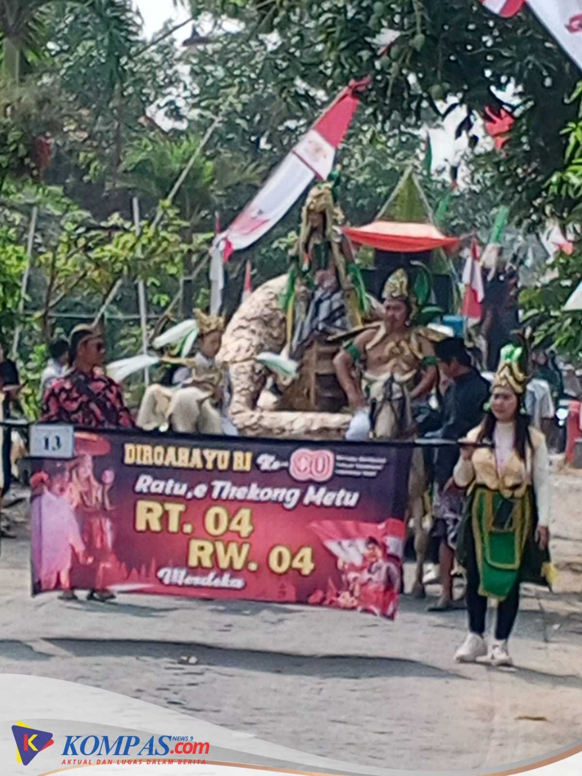 DALAM RANGKA MEMERIAHKAN HUT RI KE-80 DESA.BANJARAN, DRIYOREJO GRESIK ADAKAN KARNAVAL TAHUN 2025