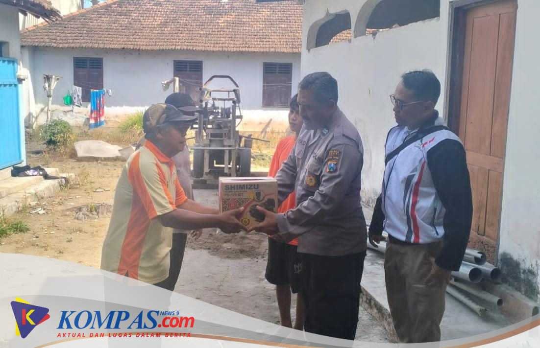Polri Untuk Masyarakat : Polres Kediri Bantu Sumur Bor dan Pompa Air di HUT Polwan ke -77