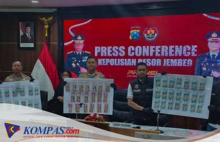 Polres Jember Berhasil Gagalkan Peredaran Upal Dua Tersangka Diamankan