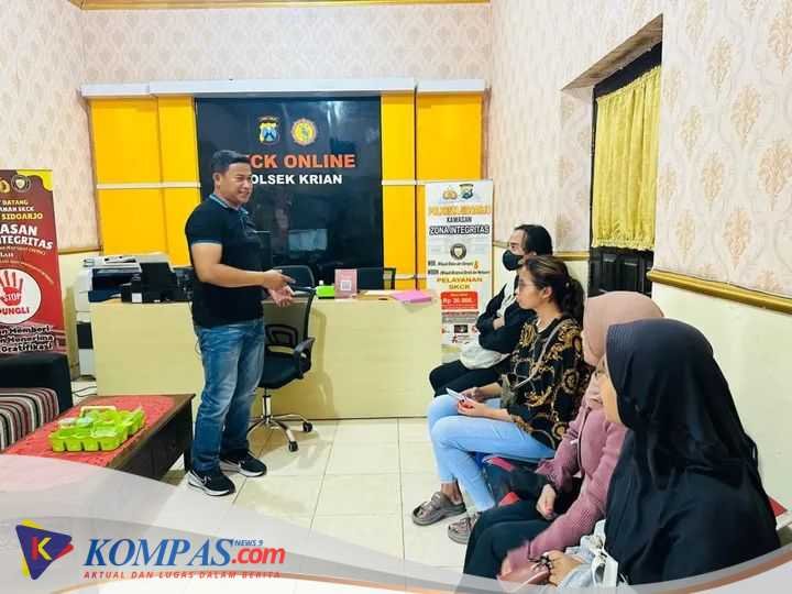 Kanit Reskrim Polsek Krian Sosialisasi Bahaya Narkoba kepada Pemohon SKCK