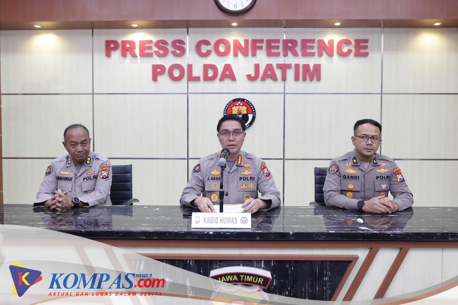 Polda Jatim Tindak Tegas Aksi Anarkis Kerugian Capai Rp124 Miliar, 580 Orang Diamankan