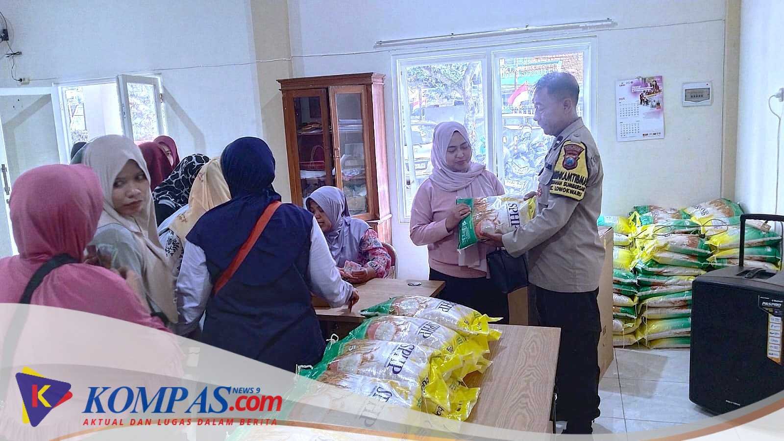 Polresta Malang Kota Kembali Gelontorkan 22 Ton Beras Murah Warga Senyum Sumringah