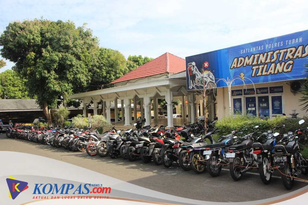 Respon Pengaduan Masyarakat Polres Tuban Amankan 65 Unit Motor Tidak Sesuai Spektek