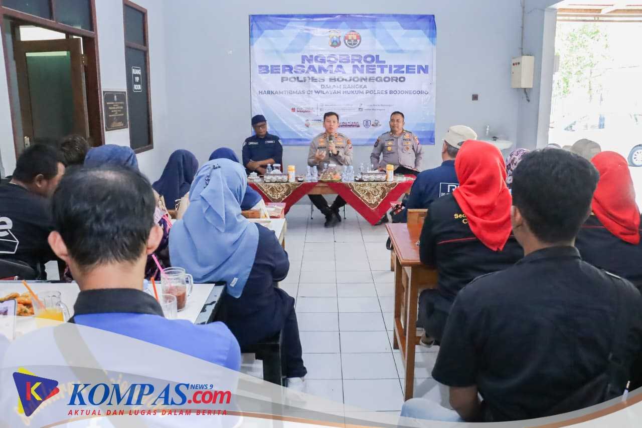 Literasi Digital Polres Bojonegoro Gandeng Warganet Jaga Kamtibmas