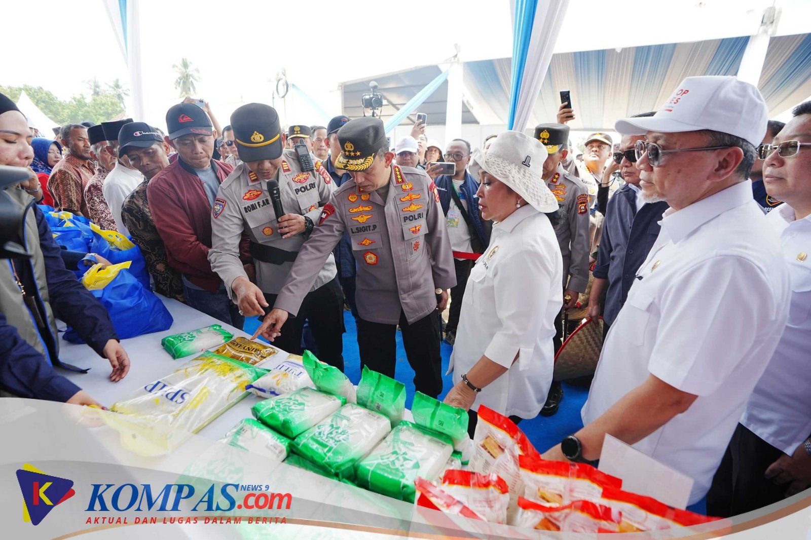 Gerakan Pangan Murah Polri Salurkan 1.386 Ton Beras SPHP di Tengah Panen Raya Kuartal III