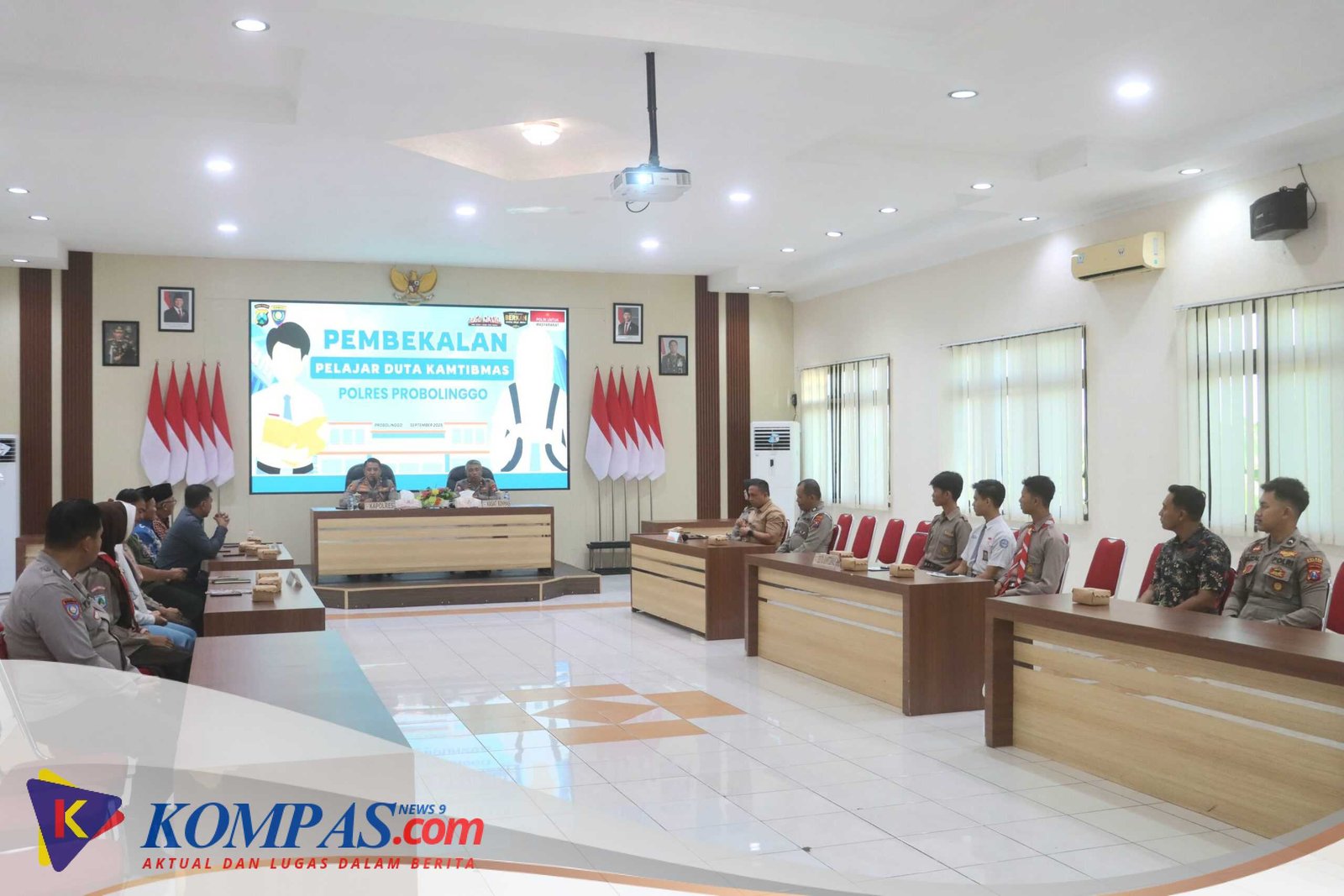 Polres Probolinggo Rekrut Pelajar Duta Kamtibmas, Wujudkan Pelajar Berkarakter Pancasila