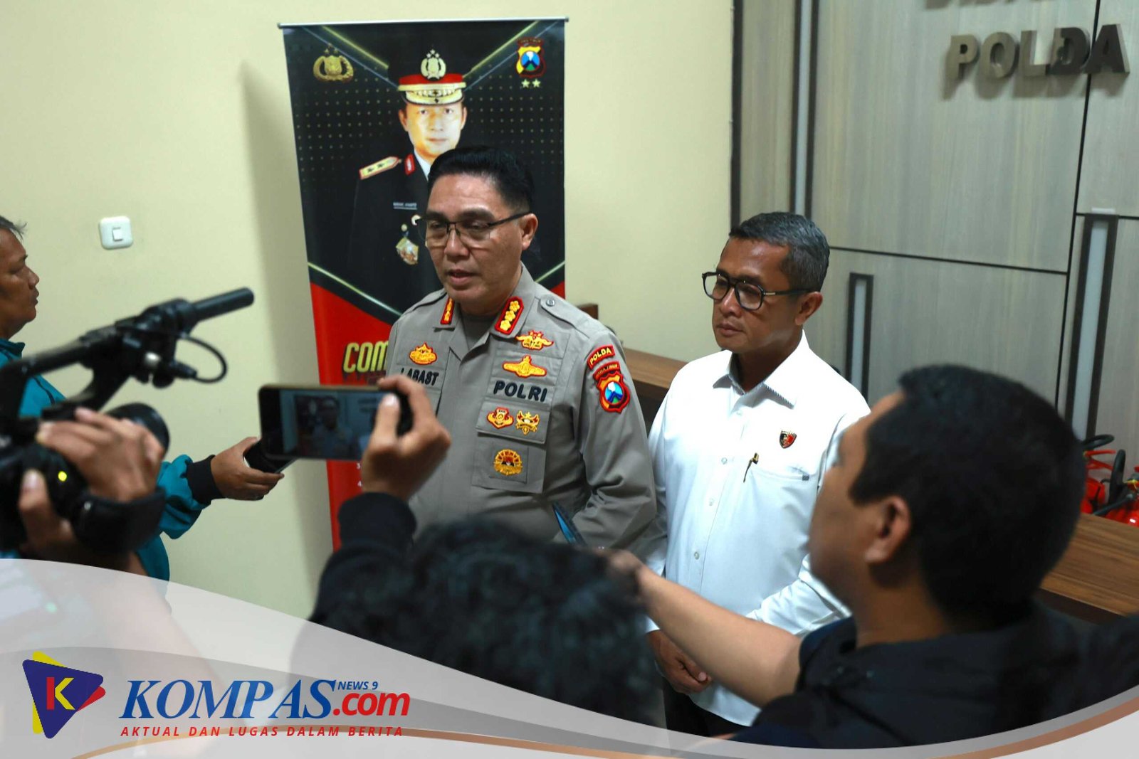DVI Polda Jatim Dirikan Posko Penanganan Korban Robohnya Bangunan Pondok Pesantren Al Khoziny