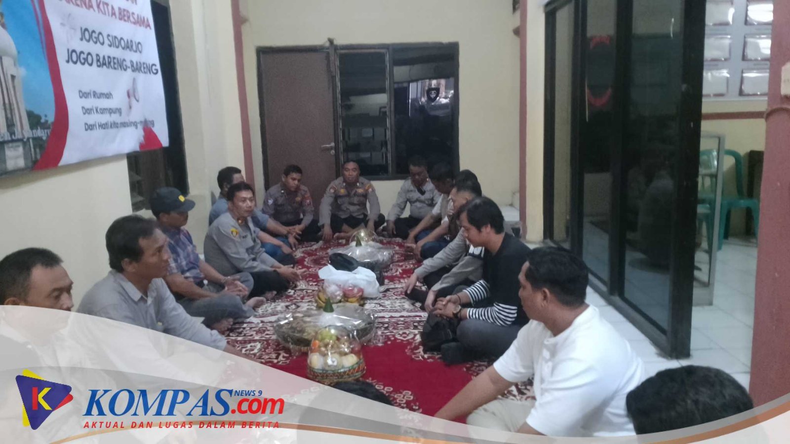 Polsek Gedangan Gelar Tasyakuran Wujud Syukur Antisipasi Demo Anarkis