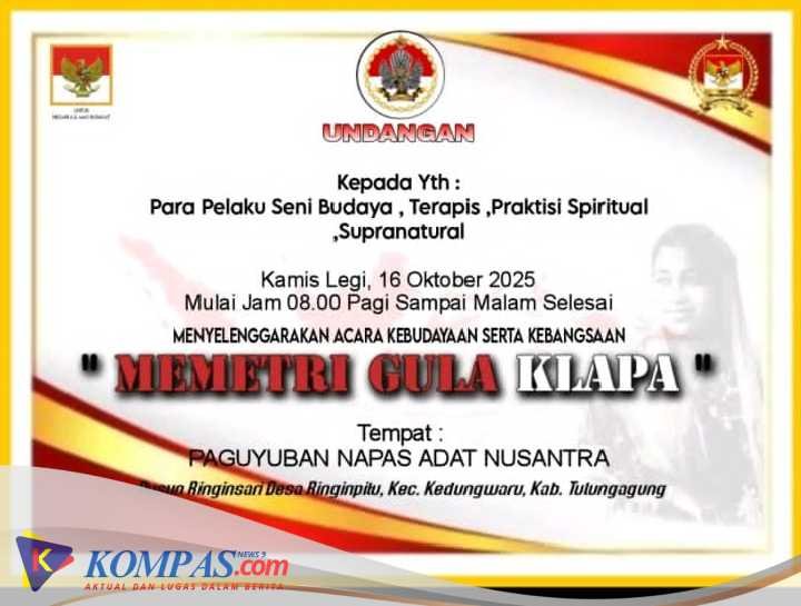 PERTAMA KALI ADA RITUAL ” MEMETRI GULA KLAPA ” ‎OLEH RECLASSEERING INDONESIA & PAGUYUBAN NAPAS ADAT NUSANTARA