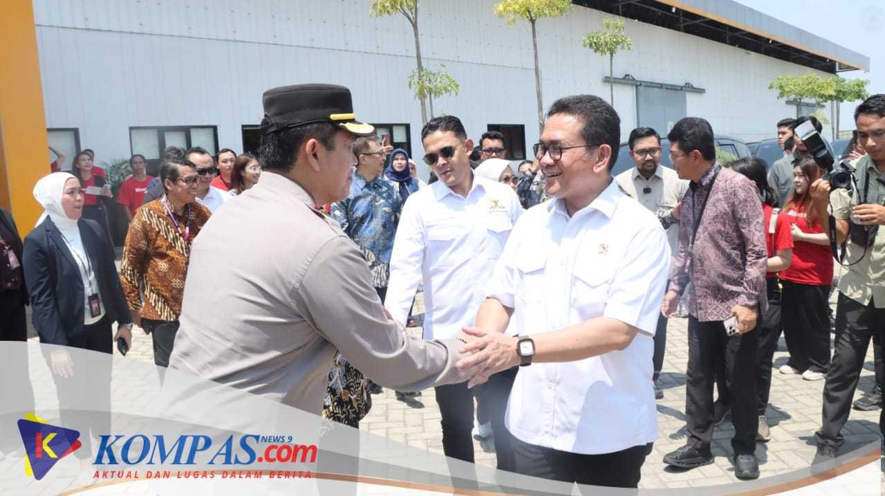 Kapolres Nganjuk Dampingi Menteri Perdagangan RI di PT. Mitra Mulia Makmur