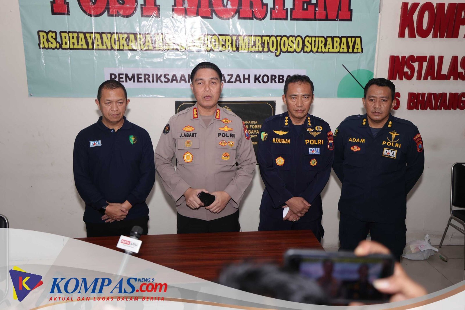 Polda Jatim Sampaikan Perkembangan Identifikasi Korban Robohnya Ponpes Al-Khoziny Sidoarjo