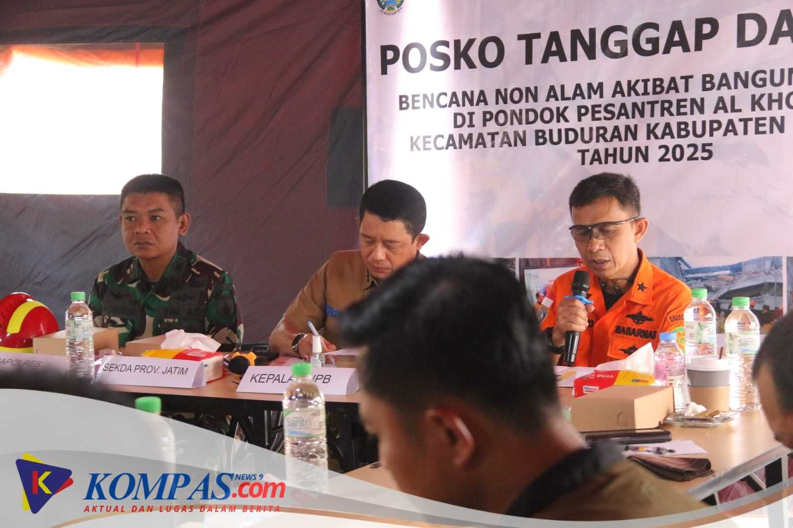 BNPB: 40% Material Reruntuhan Sudah Dievakuasi, Fokus pada Titik-Titik Potensial Korban