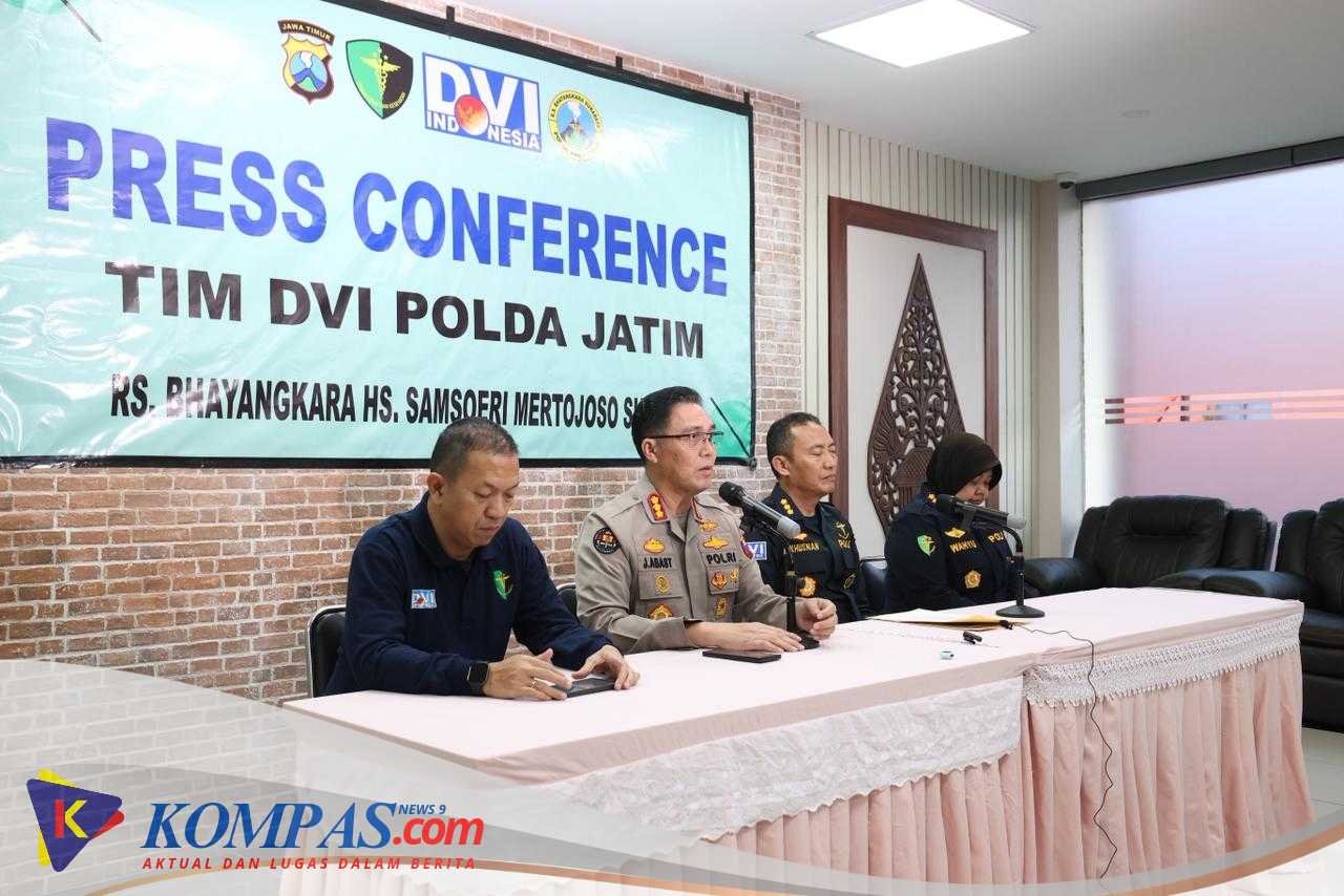 Tim DVI Polda Jatim Kembali Identifikasi 8 Jenazah Korban Robohnya Ponpes Al-Khoziny Sidoarjo