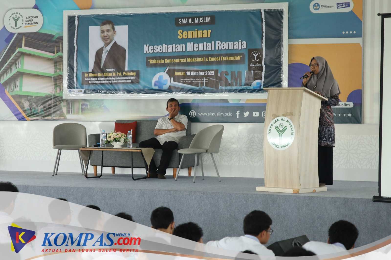 SMA Al Muslim, Peringati Hari Kesehatan Mental melalui Seminar “Rahasia Konsentrasi Maksimal dan Emosi Terkendali”