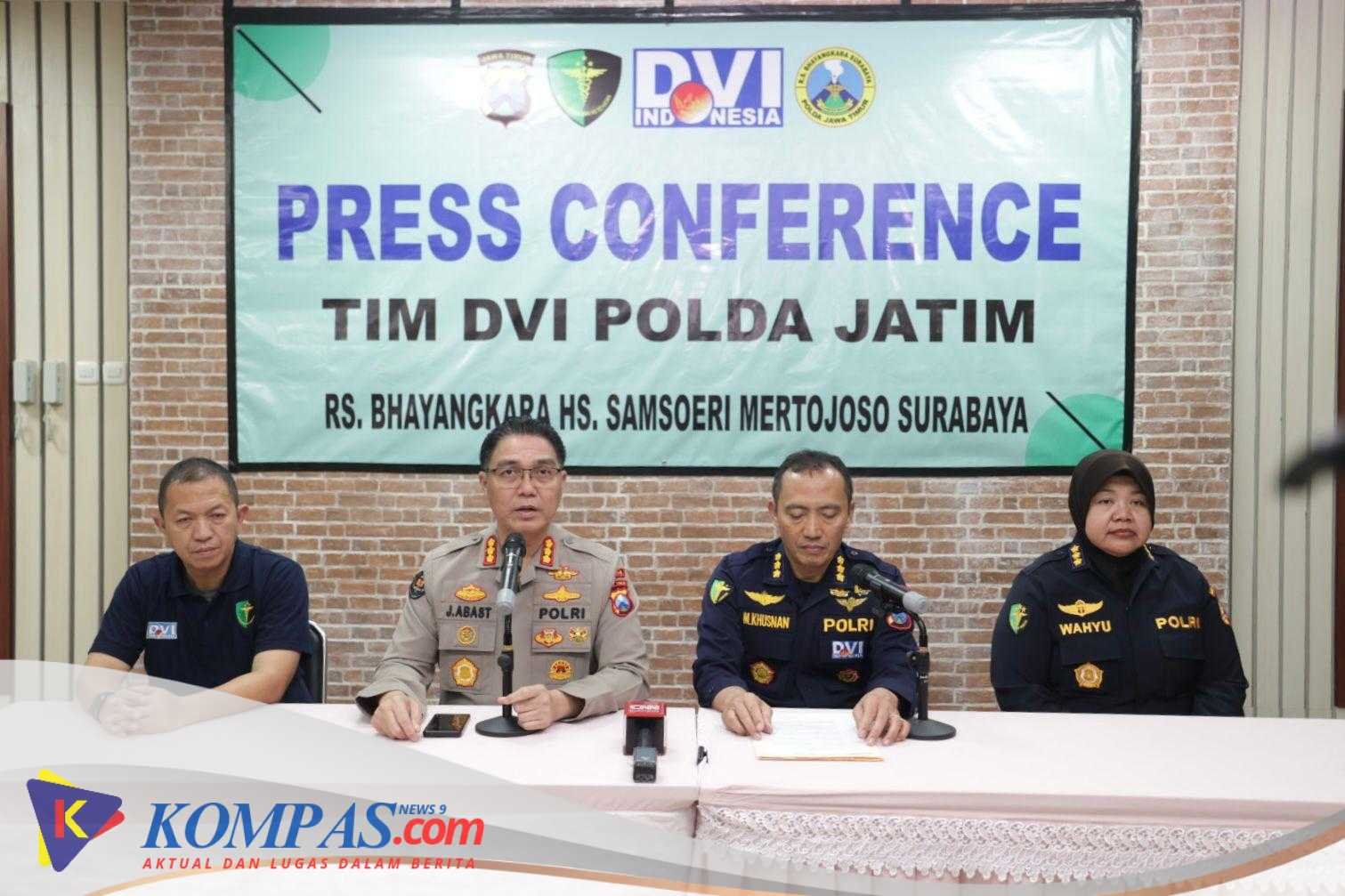 Tim DVI Polda Jatim Telah Berhasil Identifikasi 50 Jenazah Santri Al-Khoziny Sidoarjo