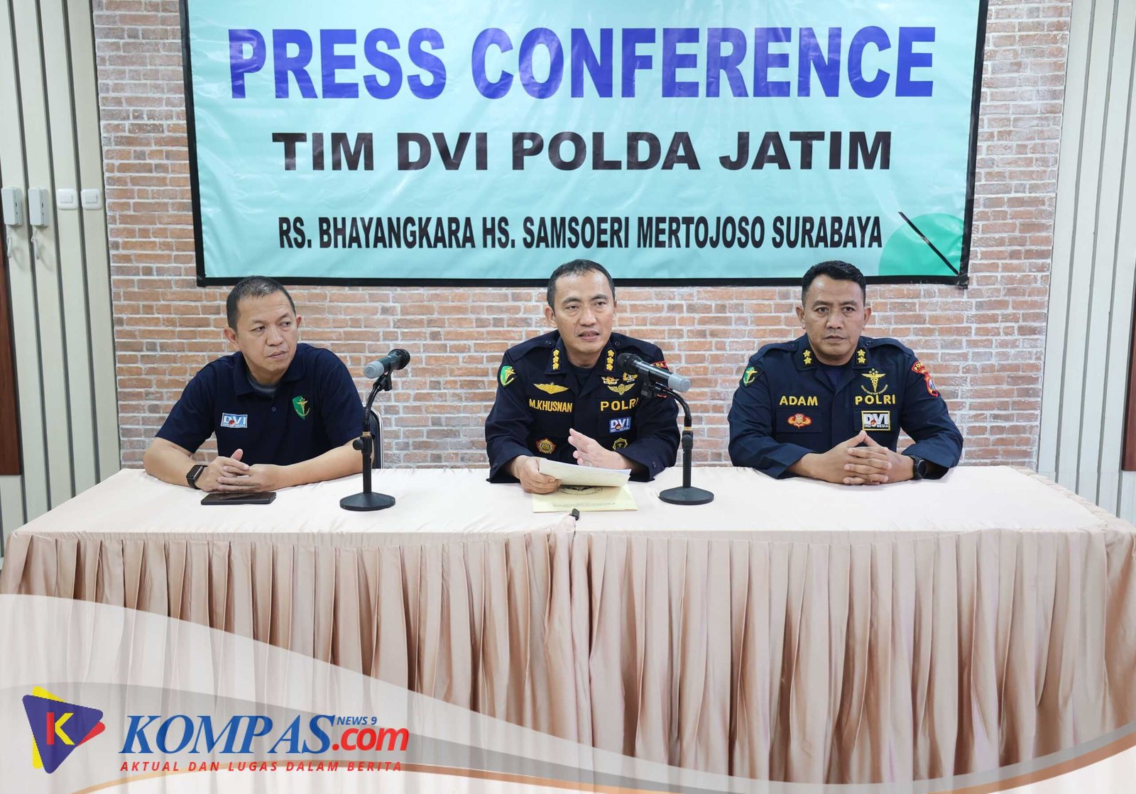 Tim DVI Polda Jatim Telah Berhasil Identifikasi 55 Jenazah Santri Ponpes Al Khoziny Sidoarjo