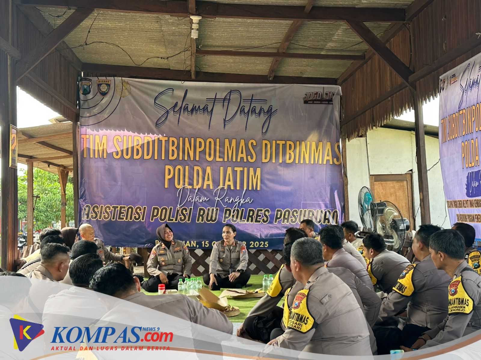 Polda Jatim Lakukan Asistensi Kampung Tangguh Semeru di Wonorejo, Satbinmas Pastikan Program Berjalan Efektif