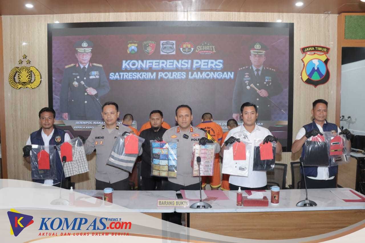 Polres Lamongan Berhasil Amankan Komplotan Ganjal ATM Lintas Provinsi, Pelaku Belajar dari YouTube
