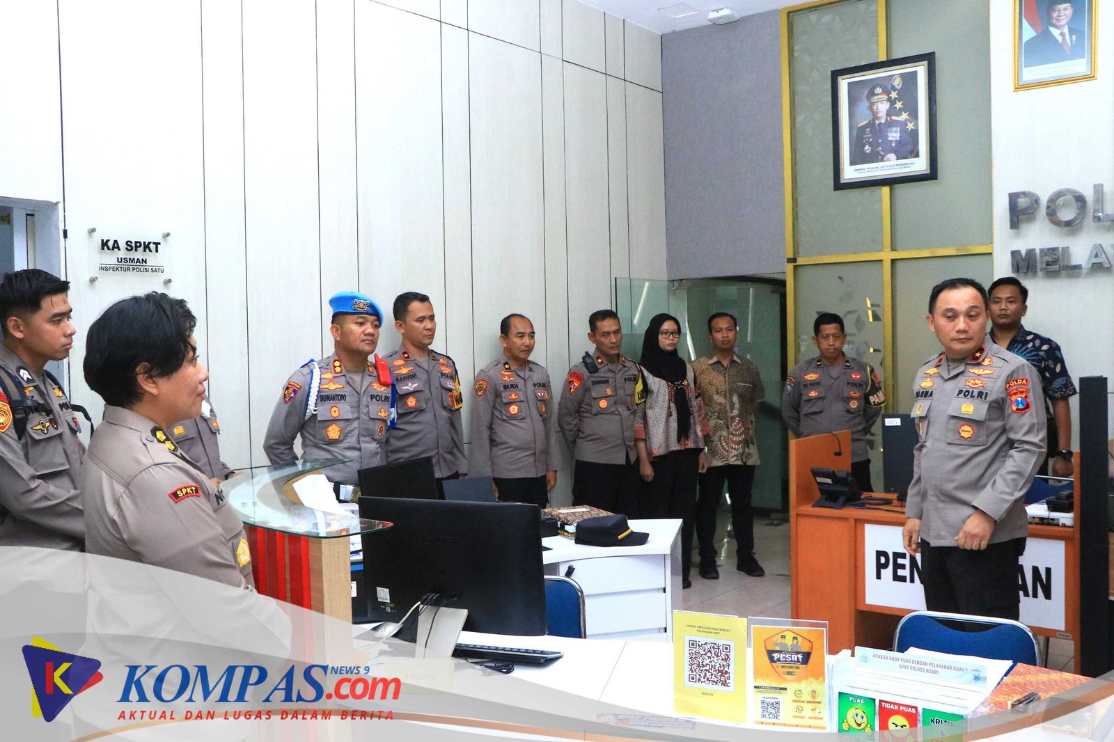 Wakapolda Jatim Kunjungi Polres Ngawi Tinjau Kesiapan Pelayanan Masyarakat di SPKT