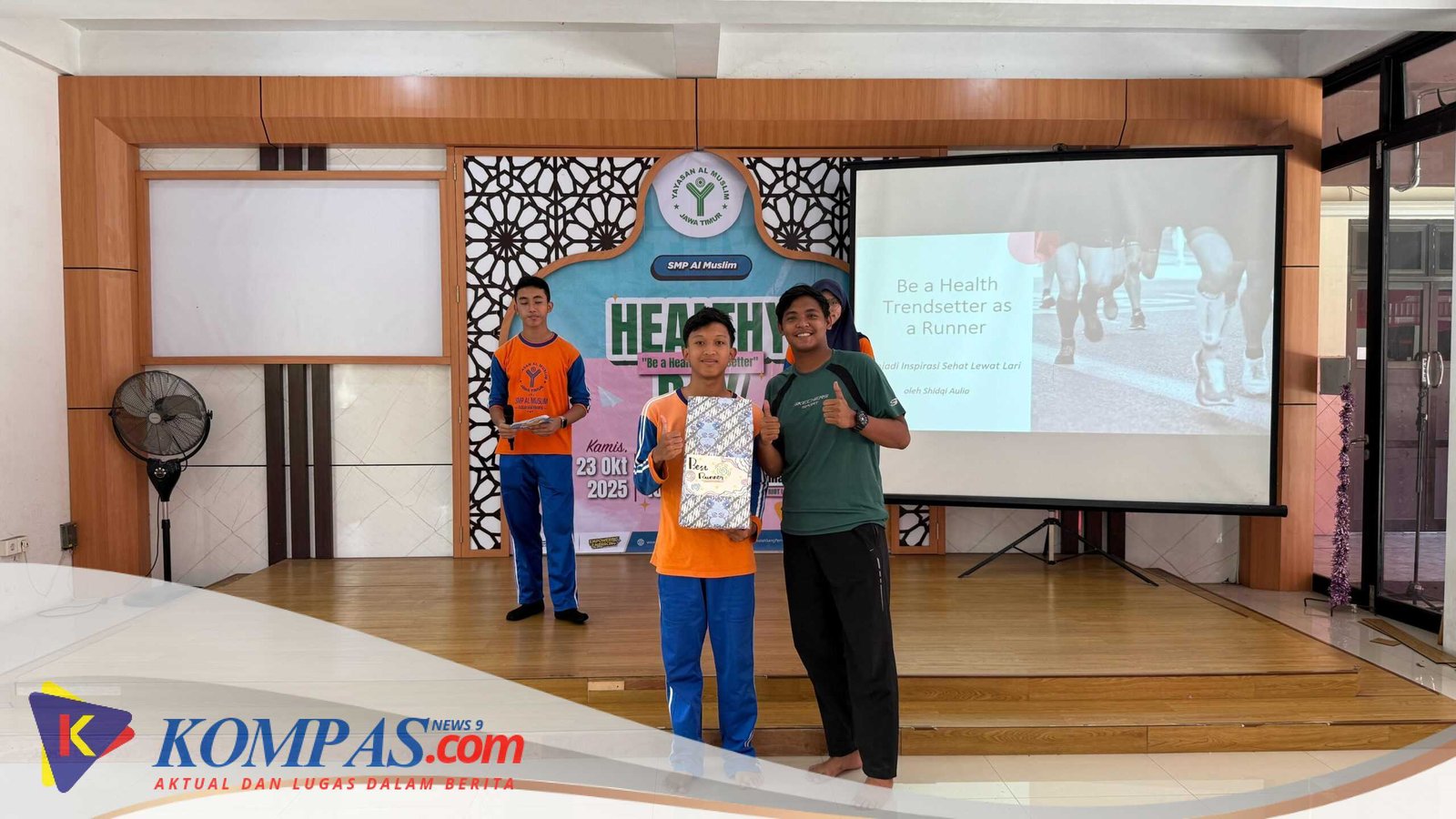 Siswa SMP Al Muslim Menjadi Pelopor Gaya Hidup Sehat Melalui Healthy Day Fun Run