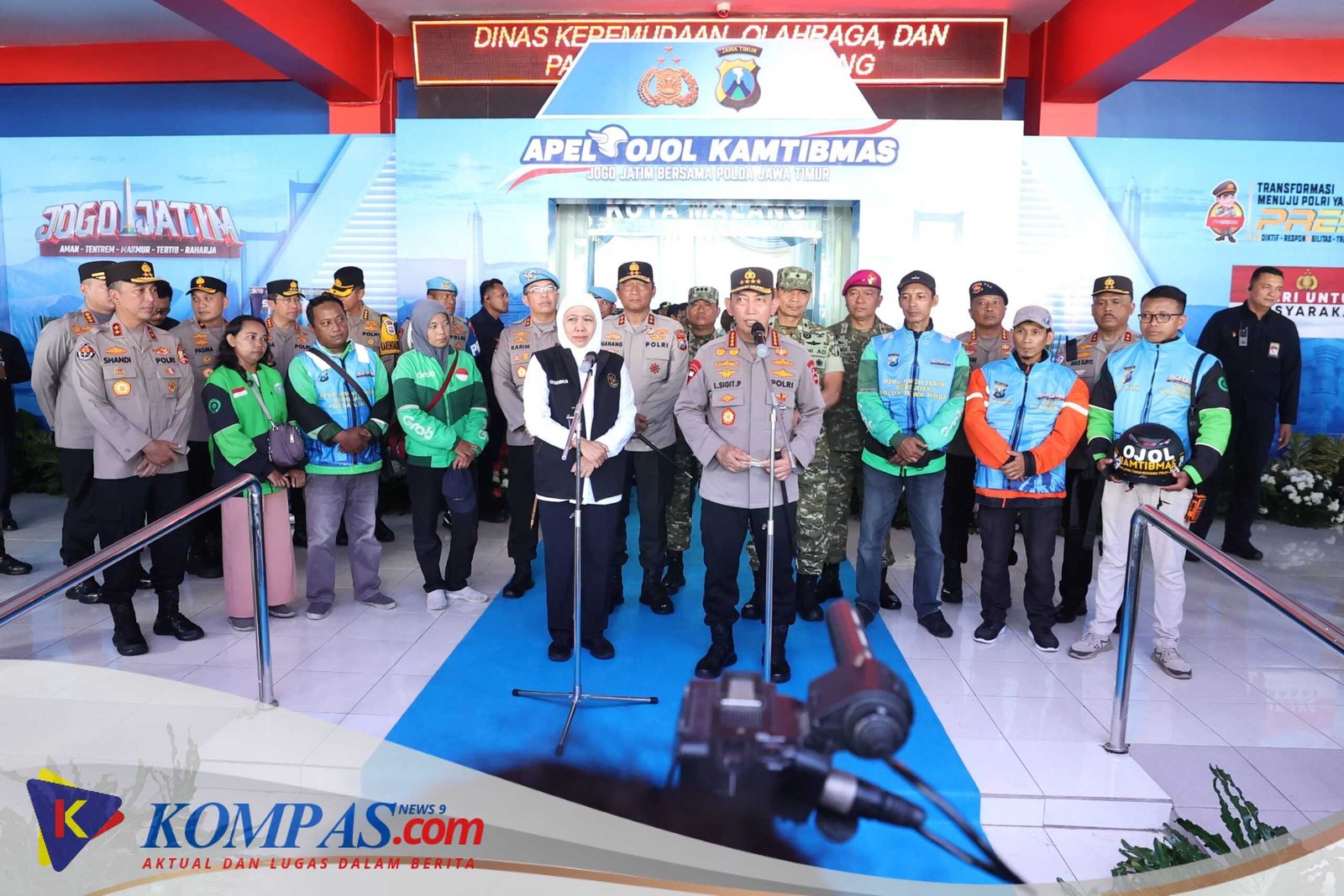 Kapolri Apresiasi Sinergi Polda Jatim dan Komunitas Ojol dalam Apel Kamtibmas “Jogo Jatim”