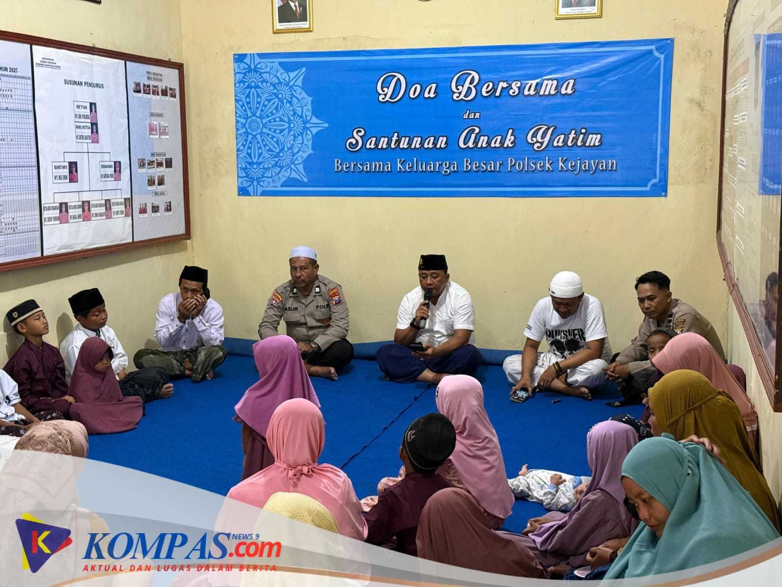 Kapolsek Kejayan Gelar Doa Bersama dan Santunan Anak Yatim, Harap Keberkahan dan Kondusivitas Wilayah