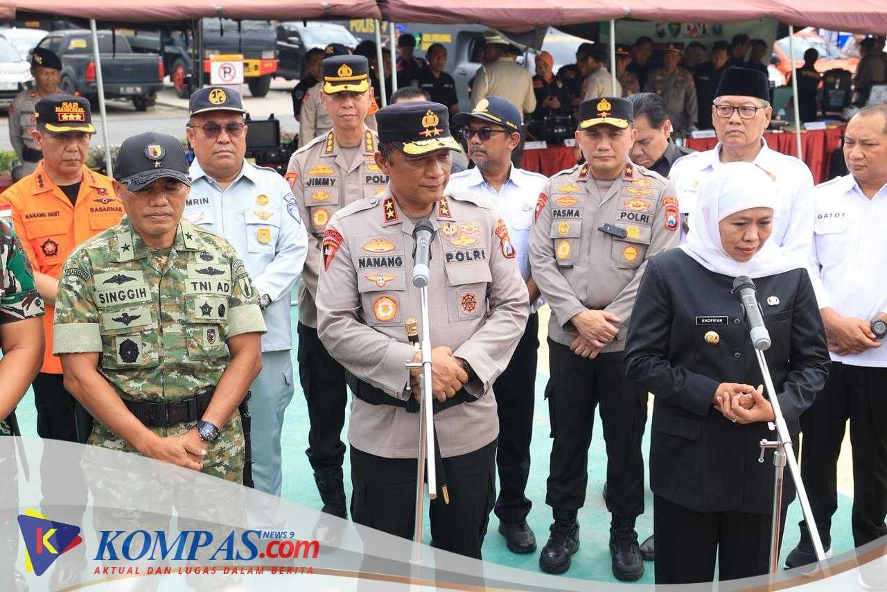 Polda Jatim dan Forkopimda Gelar Apel Siaga Bencana Serentak Hadapi Cuaca Ekstrem