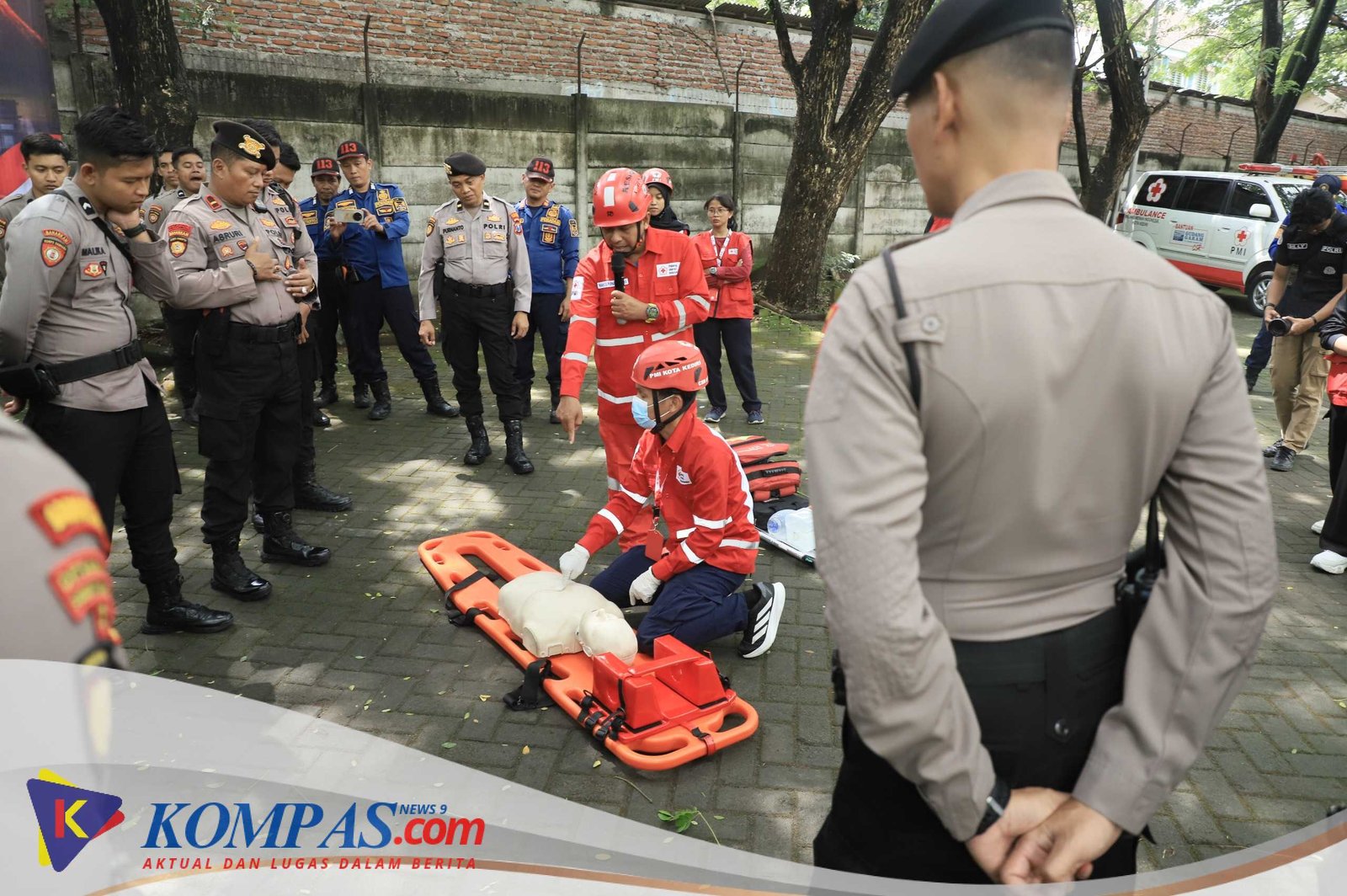 Polres Kediri Kota Gelar Apel Kesiapan Tanggap Darurat Bencana Hidrometeorologi Tahun 2025
